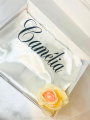 Peignoir en satin - blanc