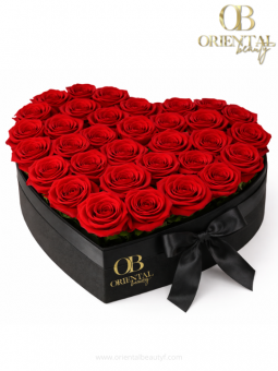 Coffret 13 roses éternelles